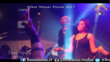 Nigga Raw, illbliss, Tony Tetula, Ruff Coin Trills Fans At 5star Music Fiesta 2017