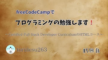 study with me! freeCodeCampやります #5