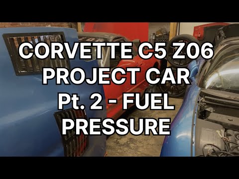 Corvette C5 Z06 Project Car Pt.2/5 Checking Fuel Pressure - YouTube