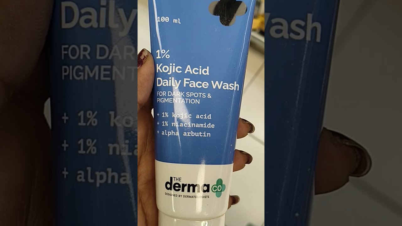 Derma Co Kojic Acid Face Wash Glowingskin Skincareroutine