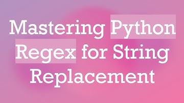 Mastering Python Regex for String Replacement