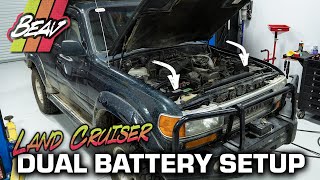 Simple Dual Battery Setup in 80 Series Overland LandCruiser by Beav Brodie 7,050 views 1 year ago 8 minutes, 47 seconds