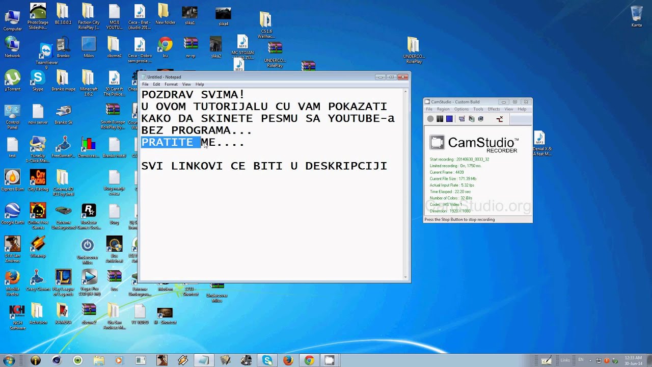 Kako skinuti pesmu sa bez programa YouTube