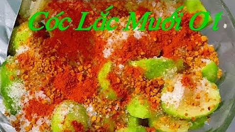 Cóc lắc muối ớt  # cuộc sống miền tây # món ngon mỗi ngày # ẩm thực #