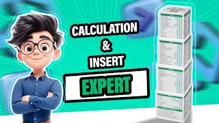 Tutorial 15 - Expert: Calculation &amp; Insert- Shortcut Cubes for Microsoft Excel