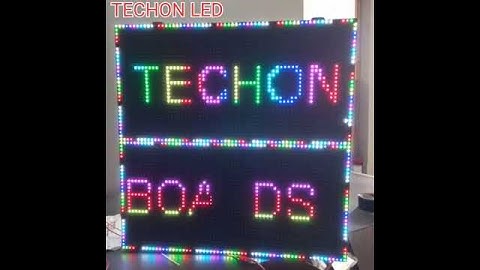TECHON LED RGB Full Color Display Board/ Multi color Led Sign Board