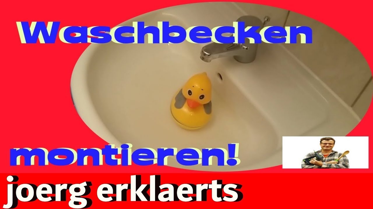 👍 Waschbecken Waschtisch montieren / anbauen  Anleitung.Das schaffst auch Du !!  Vol.72