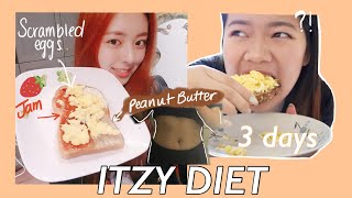 ITZY DIET - I eat like ITZY for 3 days by trying their meals // this is what KPOP IDOLS ITZY eats!