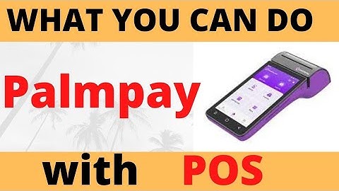 What you can do on a Palmpay POS (traditional)