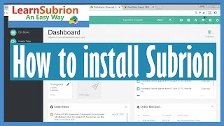 How to install subrion