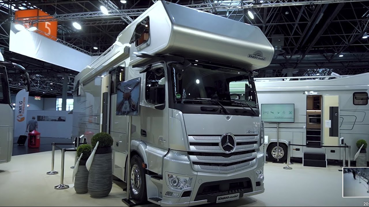Mercedes Benz Actros 21 Vario Alkoven 1050 Vario Mobil Teil 02 4k Wohnmobil Luxusklasse Youtube