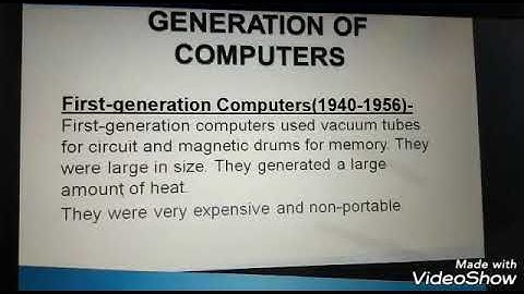 Class 5 Computer Ch-1 Evolution of Computers Part 2 by Sakshi Jain