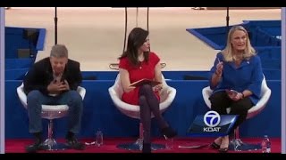 GARY JOHNSON! EPIC! Fakes Heart Attack! during Marijuana Debate!