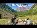 Maroon Bells in Aspen, Colorado: Hiking to Crater Lake, and travel tips in 2021.