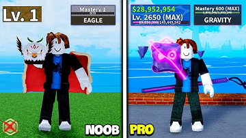 LEVEL 1 TO MAX LEVEL AS BACON USING ALL REWORK FRUIT POWER |  WITH 0 ROBUX !!!