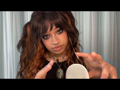 ASMR🖤 Fast and Aggressive Hand Sounds! With Mouth Sounds ft. EYEVOS