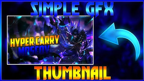 How to make Simple GFX Thumbnail usibg PS TOUCH - THUMBNAIL TUTORIAL - Alien RangerYT