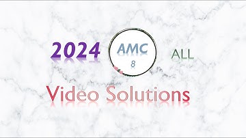2024 AMC 8 Full Solutions