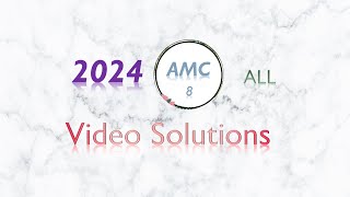 2024 AMC 8 Full Solutions