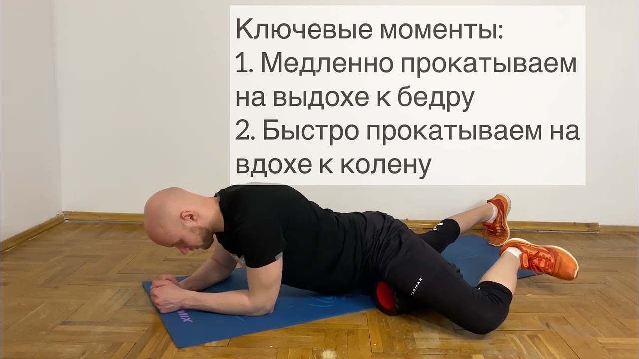 Миофасциальный релиз внутренней поверхности бедра. Техника выполнения ...
