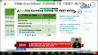 2 brand ng COVID-19 self test kits, aprubado na ng DFA | UB