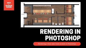Rendering a Floor Plan in Photoshop - Architecture and Interior Design