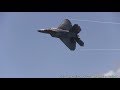 2017 Wings Over Wayne Airshow - F-22 Demo & USAF Heritage Flight