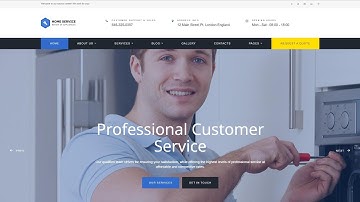 Home Appliance Repair Service Multipage Website Template by RockThemes - 62321