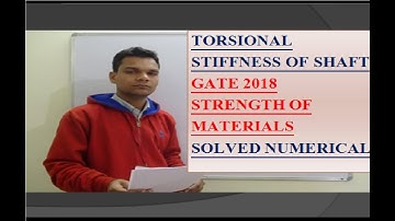 torsional /stiffness /shaft /gate /2018 /solved /numerical /machine /design