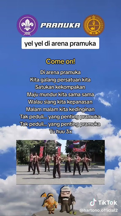 yel yel di arena pramuka ⚜️