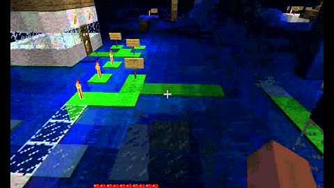 In The Minecraft World-WipeOut Obstacle Course