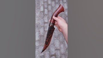 Obsidian Knife with Swamp Deer Horn Handle – A Masterpiece in Blade Making!