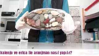 Kalenşo ve erica çiçeği ile aranjman nasıl yapılır?