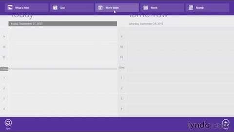 Calendar Application in Windows 8.1 [Video]