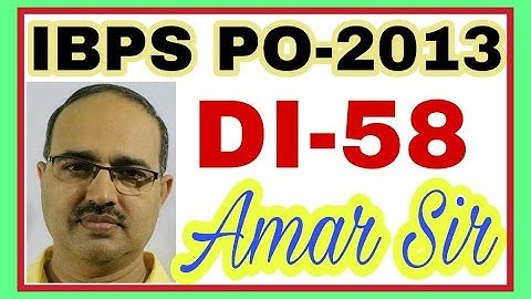 Data Interpretation-58: [Percentage of Marks] IBPS PO-2013: Shortcut Tricks: By Amar Sir