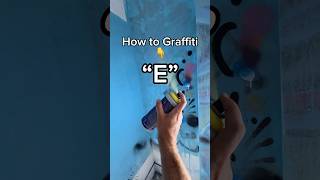 How to easy graffiti letter “E”👈#graffitialphabet