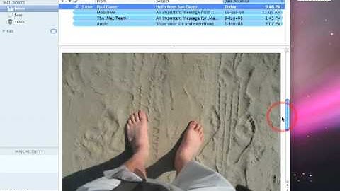 Quick Start to iPhoto - Importing from Mail