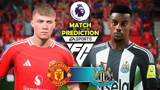 FC 24  Manchester Utd vs. Newcastle Utd  Premier League 2023/24 Match Prediction