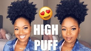 HOW TO GET A PERFECT PUFF ON THICK NATURAL HAIR | (TYPE 4A,4B,4C)