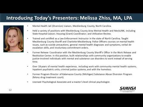 SAMHSA’s Eight Guiding Principles for Behavioral Health and Criminal Justice