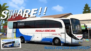 SHARE MOD&LIVERY FREE!!! SPESIAL PAHALA KENCANA LAWAS (MARCOPOLO)🔥😍 |BUSSID |SHARELIVERY |MODFREE screenshot 2