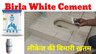 White Cement | White cement kaise lagaye | Bathroom tiles gap filling