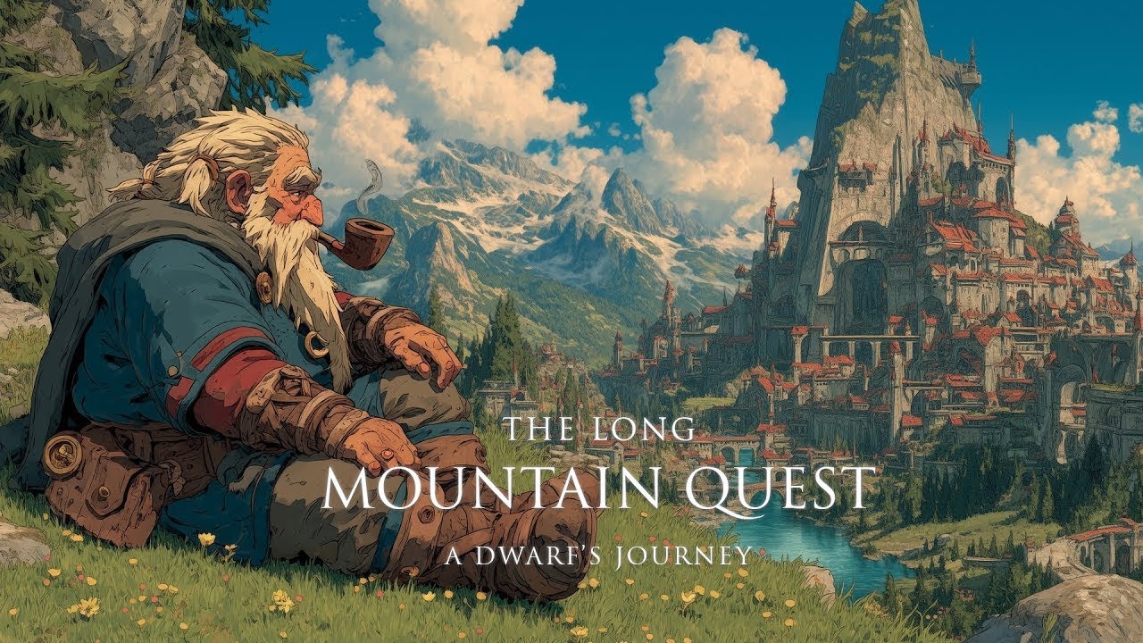Fantasy Medieval Music for Focus & Calm | The Dwarf’s Long Mountain Journey