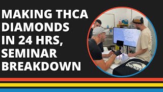 Making THCA Diamonds in 24hrs | Controlled Crash Seminar! 🎉