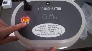 Janoel 12 egg incubator