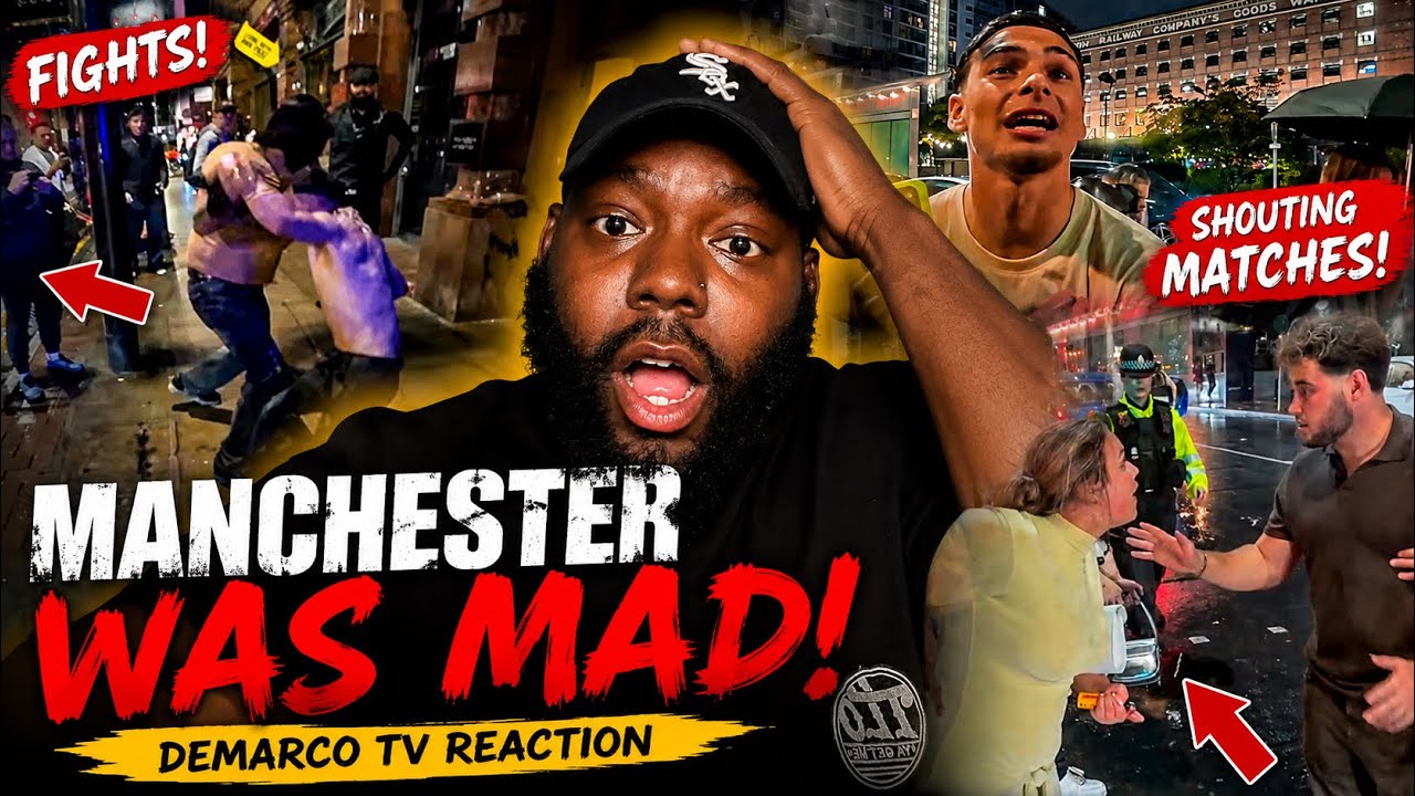 Thumbnail for AMERICAN REACTS TO FIGHT'S HAPPEN CONSTANTLY IN MANCHESTER! | @Demarco_Tv
