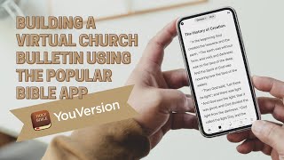 Using YouVersion for your church bulletin & more