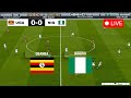 LIVE 🔴 Uganda vs Nigeria | AFRICA CUP OF NATIONS 2025 | PES 2021 Match Simulation