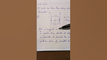 🔥how many parallel tangents can a circle have in less than 60 secs? 🔥#cbse10maths #geometry  #shorts