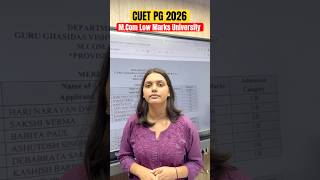 CUET PG 2026 | M.Com Low Marks University apply करे #cuetpg2026 #cuetpgcutoff